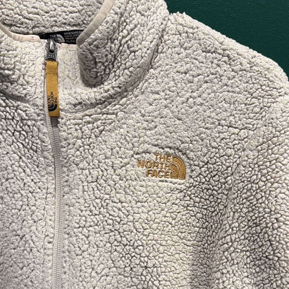 The North Face Off-White Sherpa Fleece Jacket